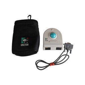 Logitech TrackMan Portable Clip On Trackball (DB9 Serial) with Case